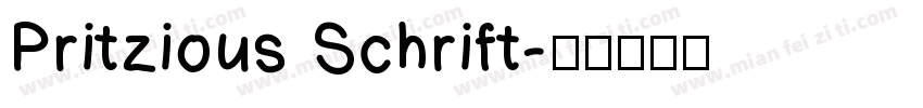 Pritzious Schrift字体转换
